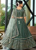 Lehenga Mart Designer Wedding Lehenga Choli For Women - Green