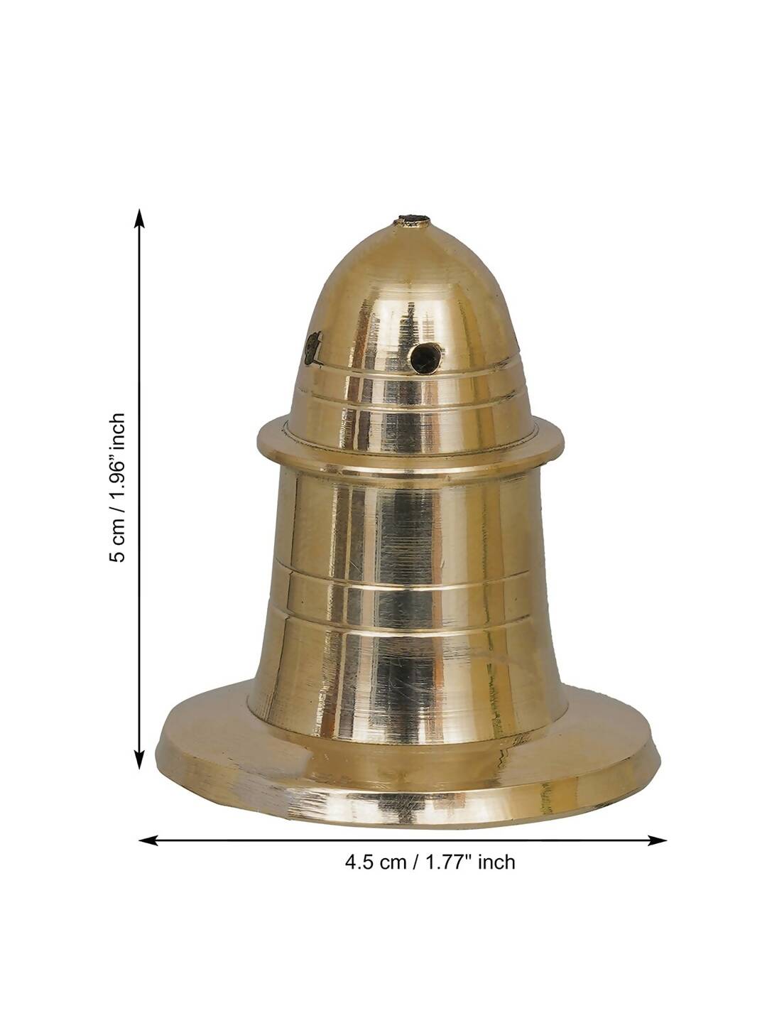 eCraftIndia Yellow Brass Incense Stick Holder