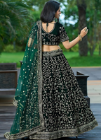 Lehenga Mart Designer Wedding Lehenga Choli For Women - Green