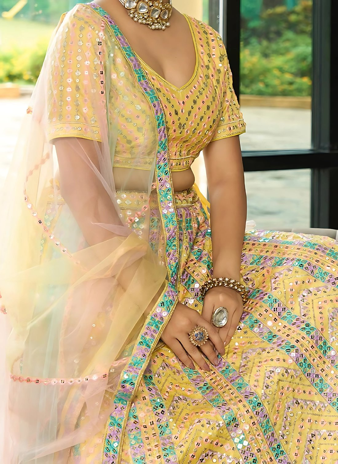 Lehenga Mart Designer Wedding Lehenga Choli For Women - Yellow