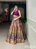 Lehenga Mart Designer Wedding Lehenga Choli For Women - Purple