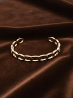 NVR Men's Rose Gold Plated Cuff Bracelet - Distacart