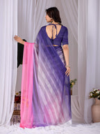 Aastha Fashion Multi Monsoon Printed Saree - Distacart