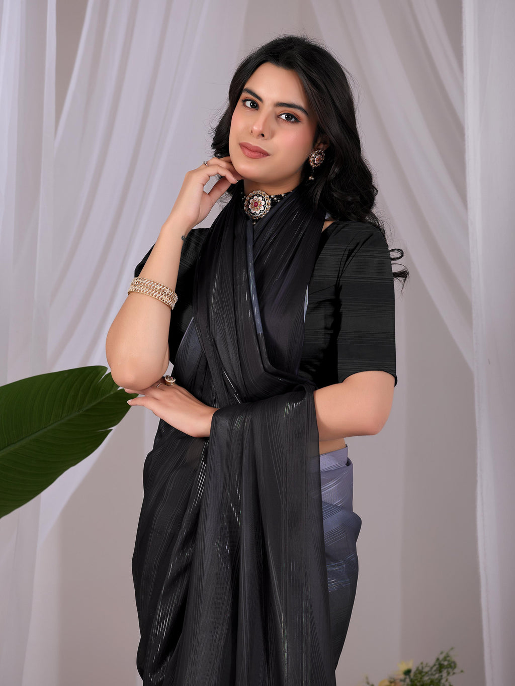 Aastha Fashion Multi Monsoon Printed Saree - Distacart