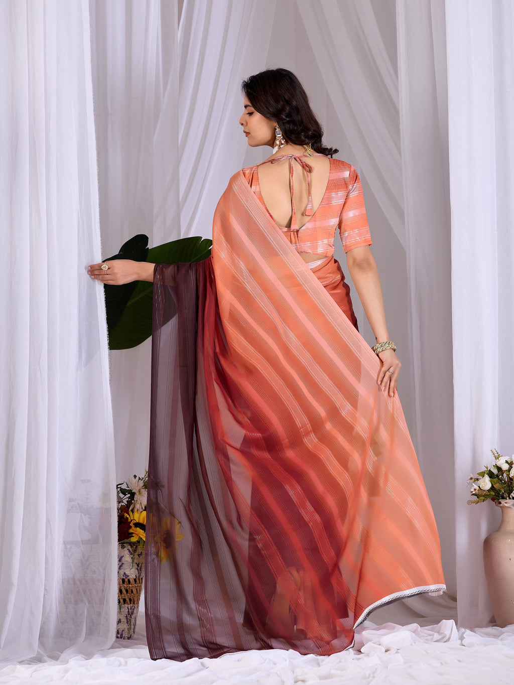 Aastha Fashion Multi Monsoon Printed Saree - Distacart