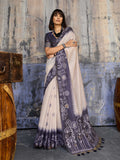 Aastha Fashion Lavender Munga Cotton Printed Saree - Distacart