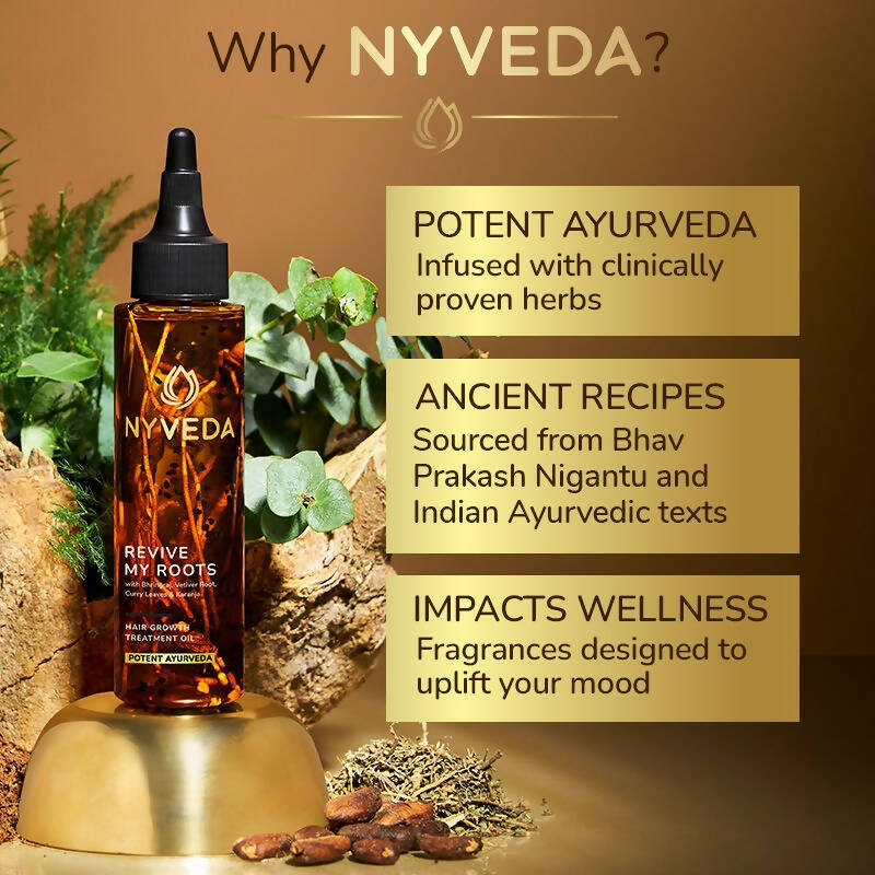 Nyveda Hair Growth Treatment Oil | Revive My Roots