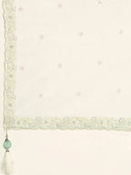 House of Panchhi Sea Green Chinon Sequins and Zarkan embroidery Lehenga choli & Dupatta