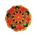 Stickerbazaar Micro Golden Embossing Rangoli Stickers - Distacart