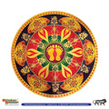 Stickerbazaar Micro Golden Embossing Rangoli Stickers - Distacart