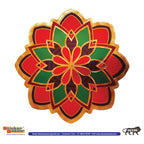 Stickerbazaar Micro Golden Embossing Rangoli Stickers - Distacart