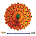 Stickerbazaar Micro Golden Embossing Rangoli Stickers - Distacart