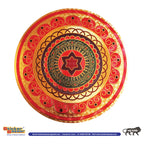 Stickerbazaar Micro Golden Embossing Rangoli Stickers - Distacart