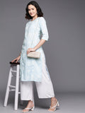 Ahalyaa Floral Block Print Pure Cotton Kurta