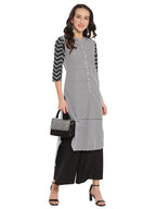 Ahalyaa High Low Hem Printed Kurta