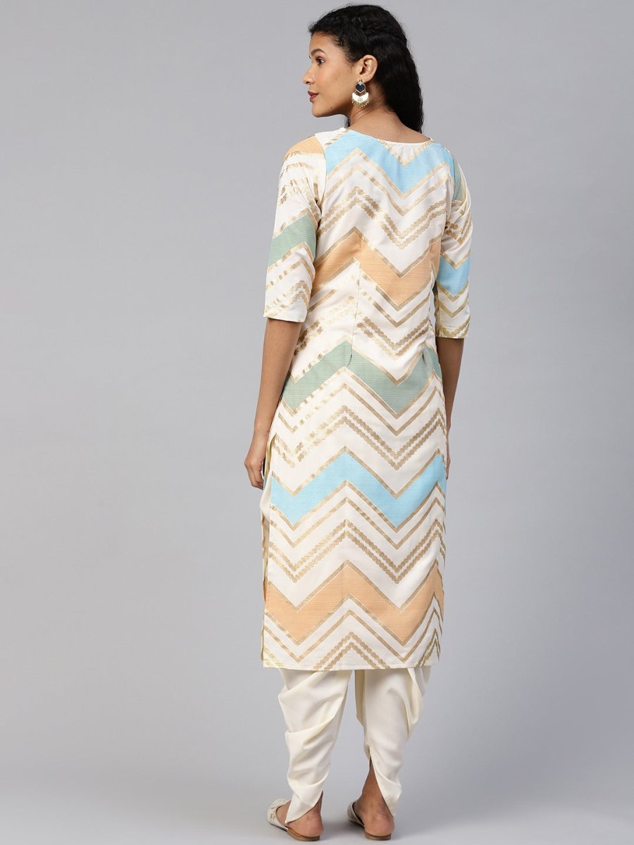 Ahalyaa Long And Short Kurta With Pant