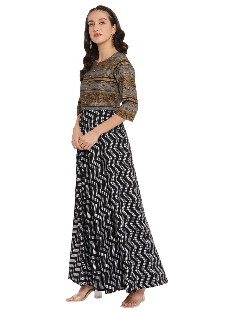 Ahalyaa Printed Kurta With Dupatta