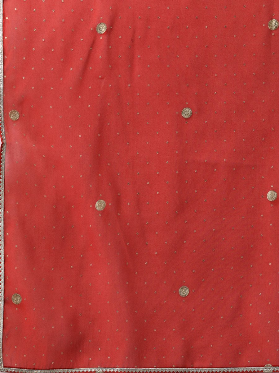 Ahalyaa Cream Kurta with Dupatta Set