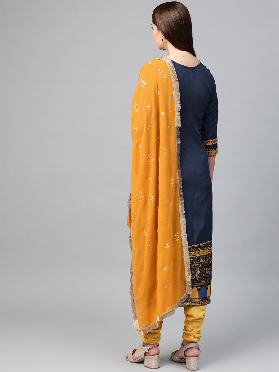 Ahalyaa Women Straight Beautiful Kurta Set
