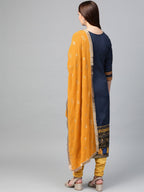 Ahalyaa Women Straight Beautiful Kurta Set