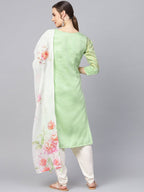 Ahalyaa Women Printed Straight Kurta Set