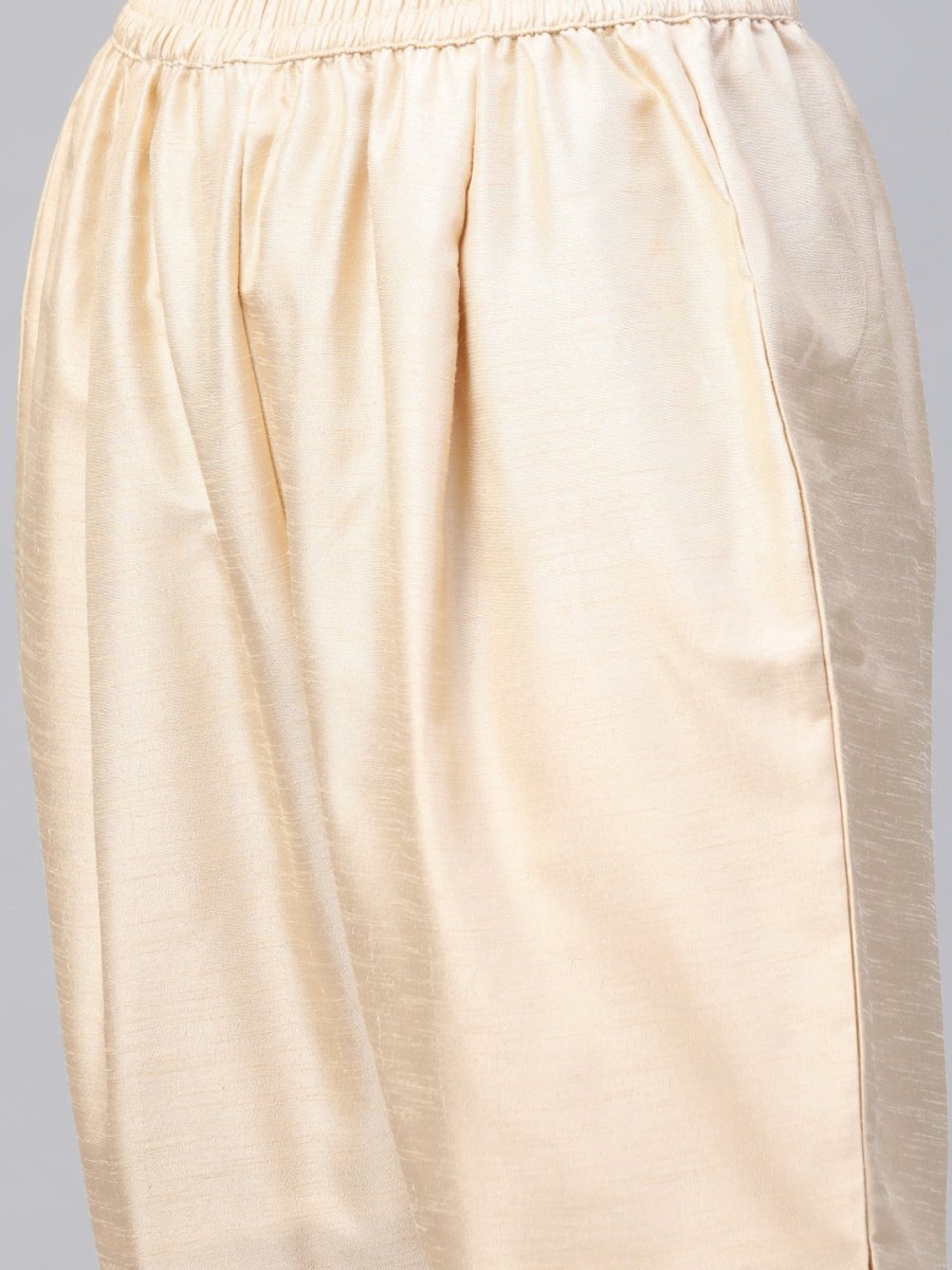 Ahalyaa Beautiful Poly Silk Kurta Pant With Dupatta Set