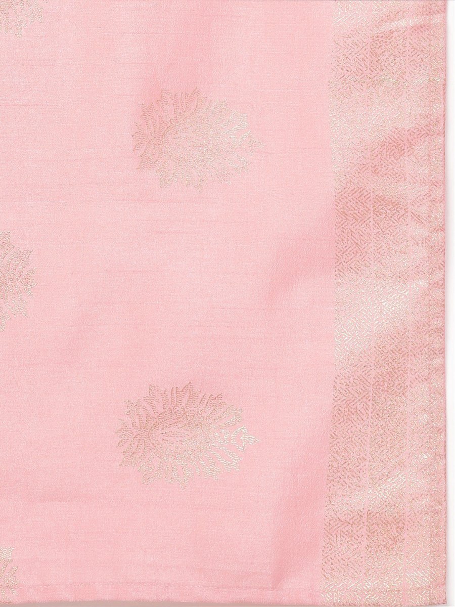 Ahalyaa Pastel Lemon & Pink Kurta Set For Women