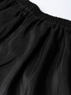 Ahalyaa Black Solid Kurta with Trousers & Dupatta