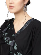 Ahalyaa Women's A-Line Georgette Kurta