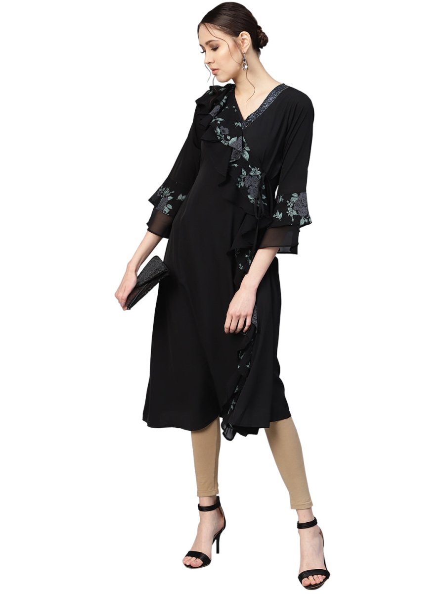 Ahalyaa Women's A-Line Georgette Kurta