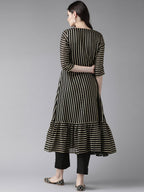 Ahalyaa Black Kurta with Trouser
