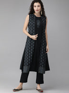 Ahalyaa Crepe Indo Western Set