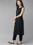 Ahalyaa Crepe Indo Western Set