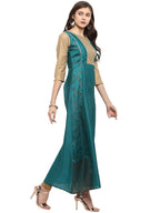 Ahalyaa Partywear Foil Print Kurta