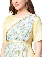 Ahalyaa Draped Dupatta A line Dress