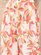 Ahalyaa Floral Printed Regular Gotta Patti Kurta with Palazzos