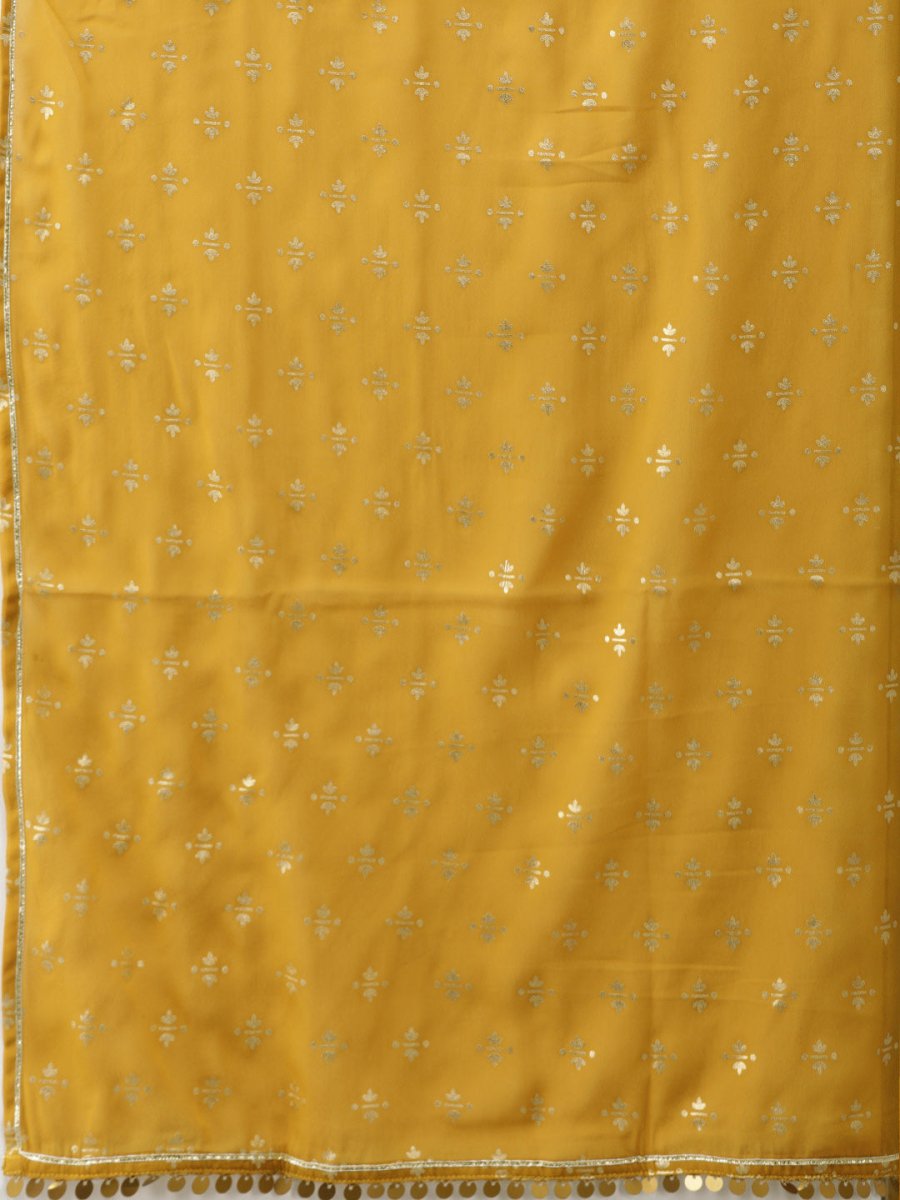 Ahalyaa Mustard Suit Set