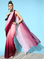 Ahalyaa Abstract Chiffon Saree