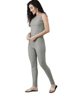Ahalyaa Women Grey Indo Western Set