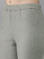 Ahalyaa Women Grey Indo Western Set