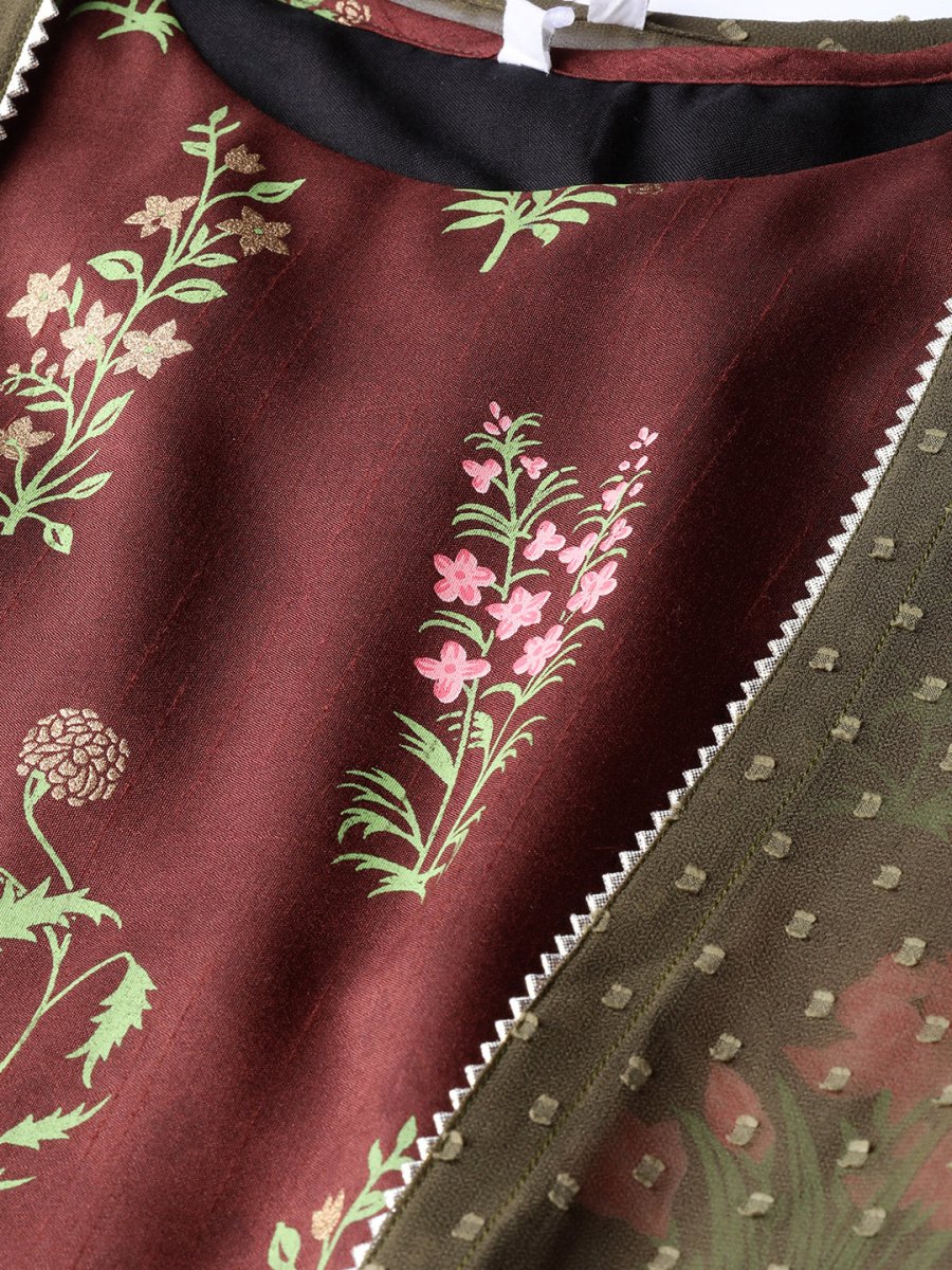 Ahalyaa Women Printed Indo Western Set