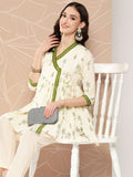 Ahalyaa Tie-Ups Tropical Printed Tunic