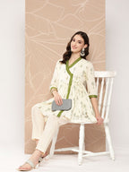 Ahalyaa Tie-Ups Tropical Printed Tunic