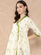Ahalyaa Tie-Ups Tropical Printed Tunic