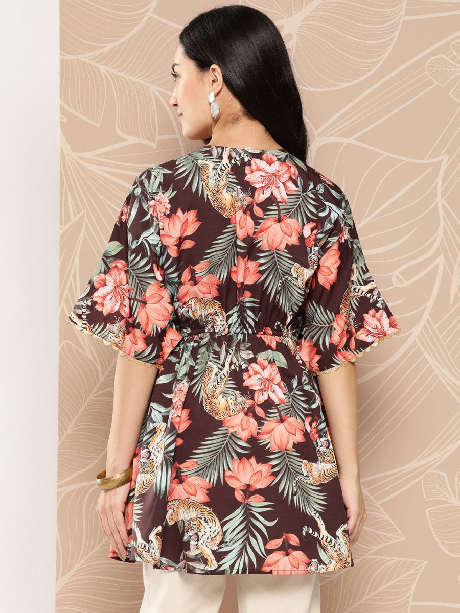 Ahalyaa Floral Printed Tunic