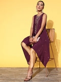 Ahalyaa Women Boat Neck Printed Tunic