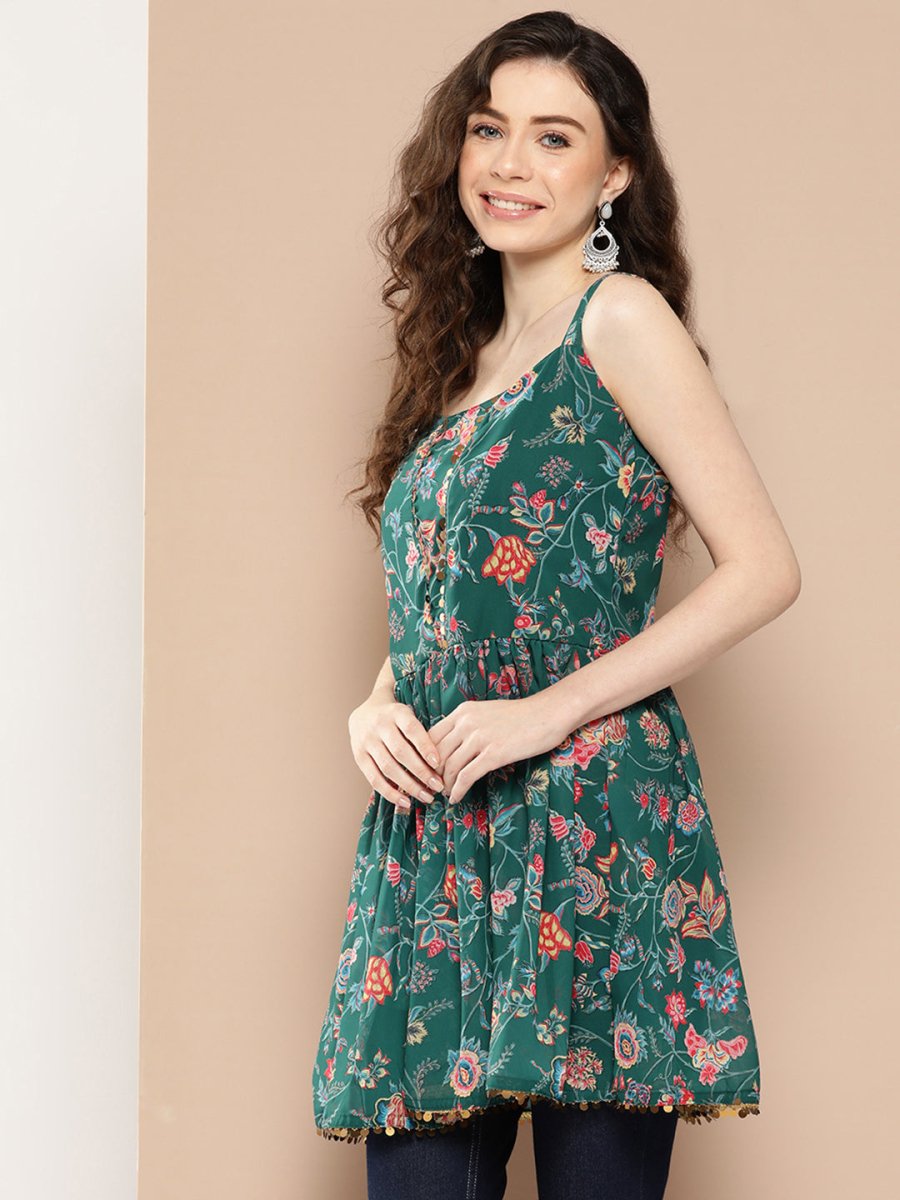 Ahalyaa Floral Printed Tunic