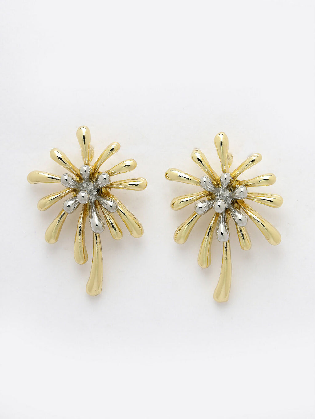 NVR Women Gold-Plated Drop Earrings - Distacart
