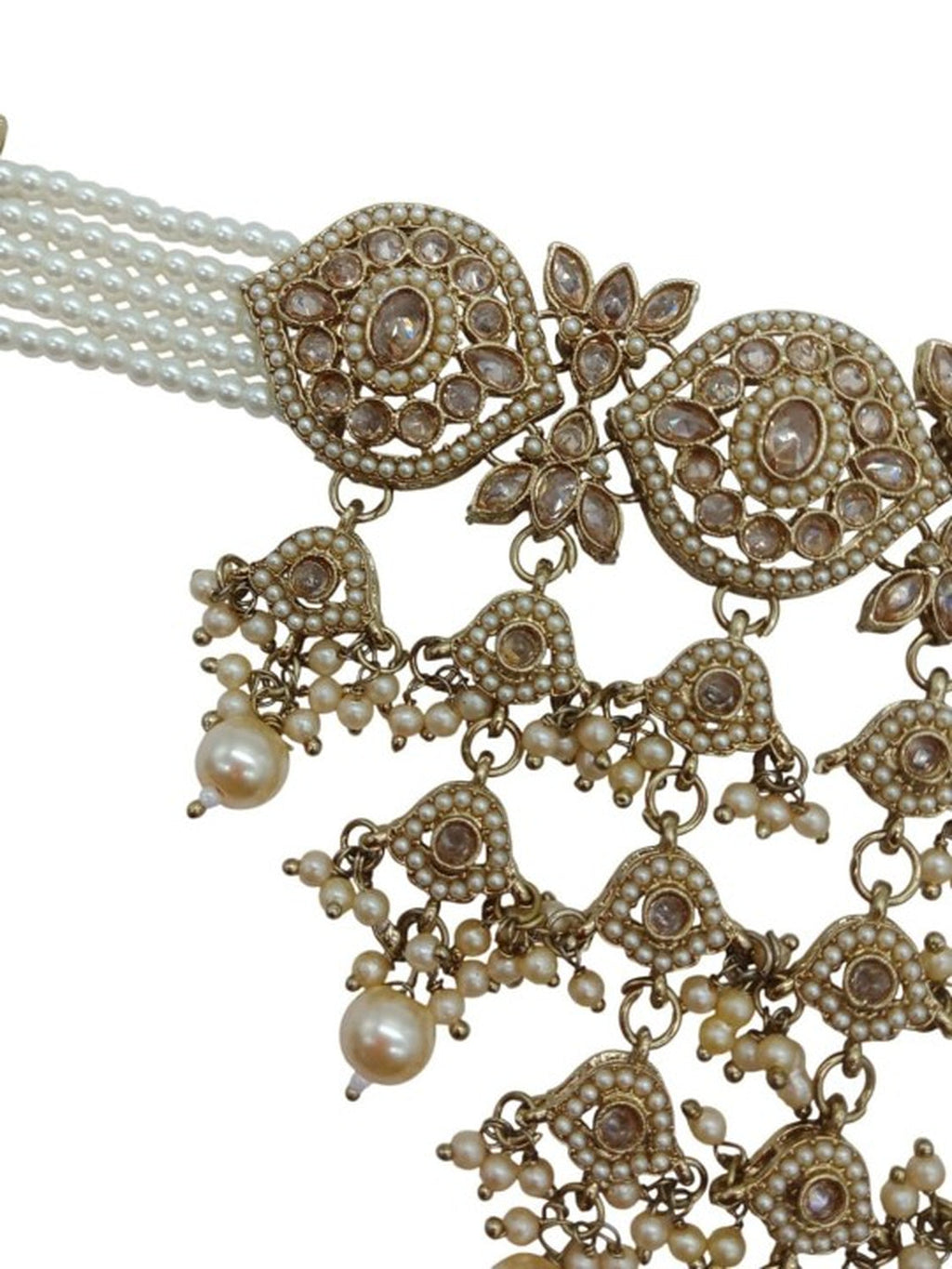 Jewel City Traditional Kundan Choker Necklace Set with Earrings & Maang Tikka – Handcrafted Bridal Jewelry for Weddings & Festivals