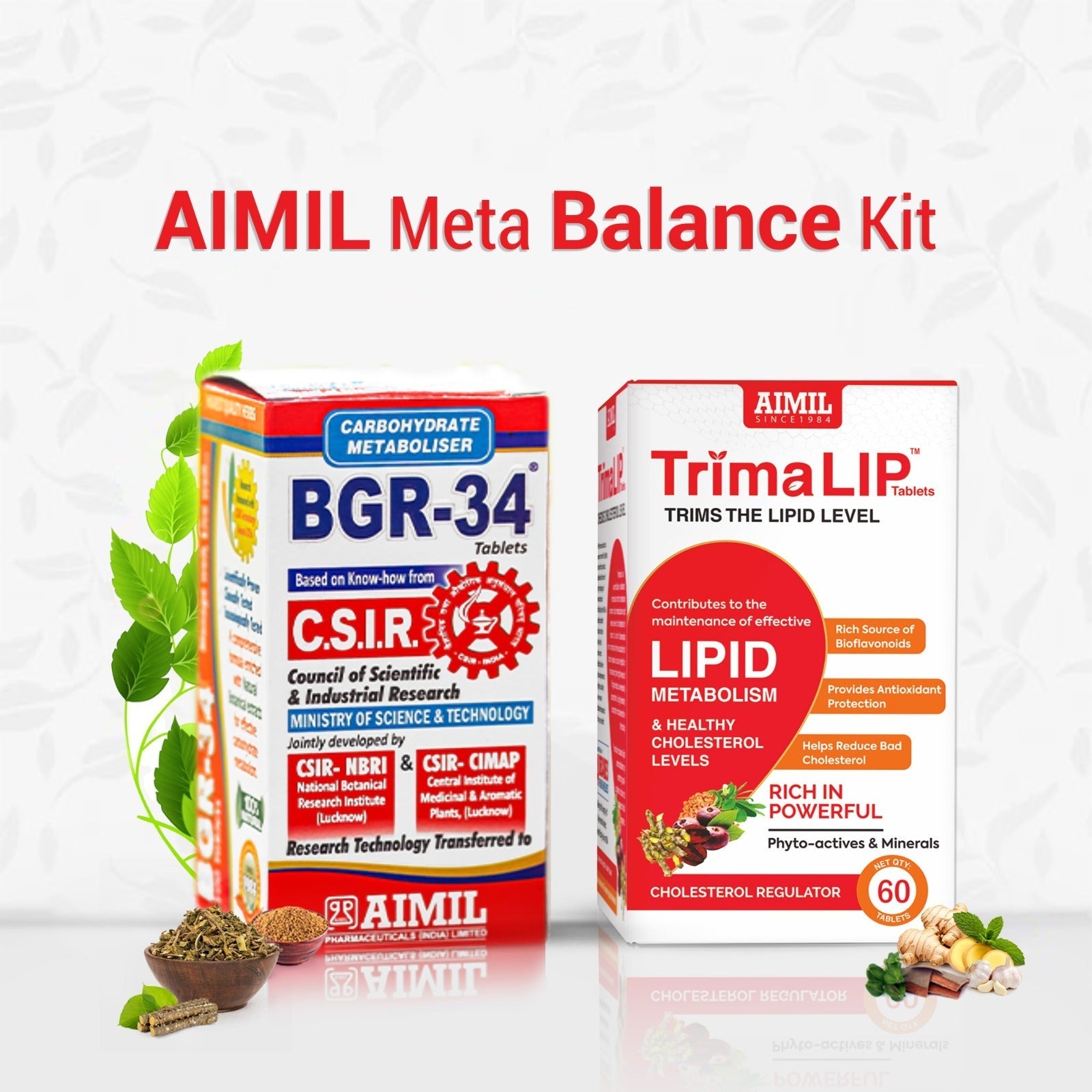 Aimil Meta Balance kit (BGR-34 +TrimaLip) - Distacart
